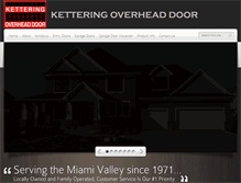 Tablet Screenshot of ketteringdoor.com